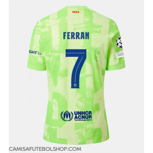 Camisa de time de futebol Barcelona Ferran Torres #7 Replicas 3º Equipamento 2024-25 Manga Curta